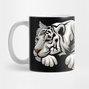 Tiger White Mug